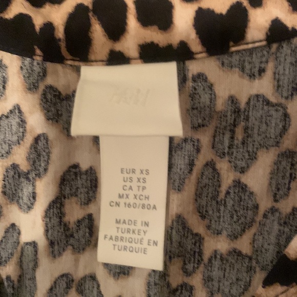 Leopard print shirt dress, 100% cotton - Picture 2 of 4